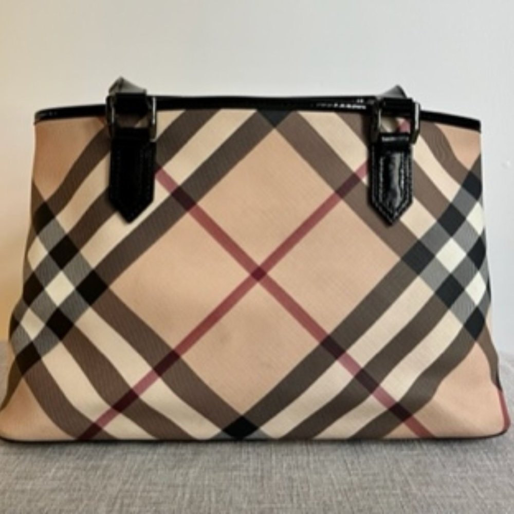 Authentic Burberry Novacheck Tote
